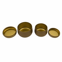 Boîte en métal personnalisée pour bougies, bonbons, emballage cadeau de fêtes, pot de rangement