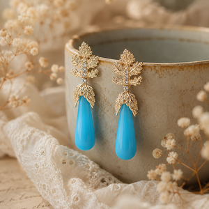 Orecchini vintage a forma di foglia d'acero, eleganti orecchini pendenti in stile boho, colore oro, accessori di bigiotteria alla moda per donna - Product Image 4