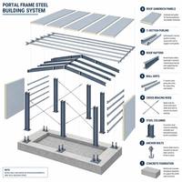 Edificio de Almacén de Estructura de Acero Prefabricado Personalizado, Oficina en Casa con Estructura de Acero, Taller con Certificado CE SNI