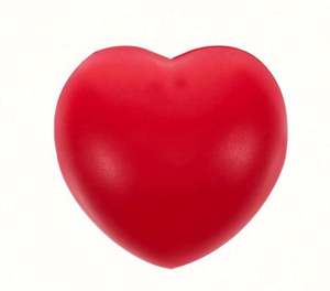Pelota Antiestrés de PU con Forma de Corazón y Logotipo Personalizado, Juguete Promocional Suave para Aliviar la Presión - Product Image 1