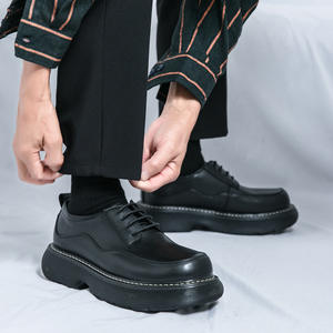 Zapatos Oxford de Hombre Británicos, Impermeables, de Cuero Genuino, Punta Cerrada, Hechos a Mano, para Boda, Formales, Casuales de Negocios, Antideslizantes, con Hebillas y Correas - Product Image 3