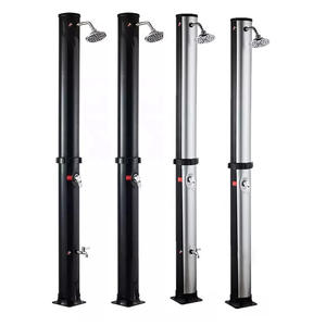 Columna de ducha solar ABS para cuatro estaciones de 35 litros con acabado cromado de un solo Mango, patrón de pulverización suave para hoteles, B & B y apartamentos - Product Image 5