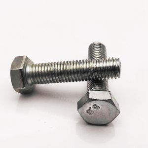 थोक जस्ता M6-M24 कार्बन स्टील डि933 हेक्स बोल्ट - Product Image 4