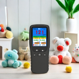 Analisador de Gás Portátil Dienmern Monitor de Qualidade do Ar com <span class=keywords><strong>Detector</strong></span> de Poeira PM2.5 TVOC Dispositivo Amigável para Famílias - Product Image 4