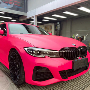 Film de covering automobile ultime, vinyle rose fluorescent à changement de couleur, autocollants pour voiture - Product Image 2
