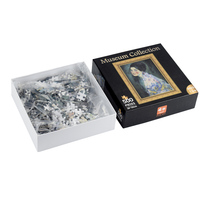 Puzzle en papier personnalisé de 500 pièces, vente en gros d'usine, portrait d'une dame, puzzle de peinture célèbre, collection de musée