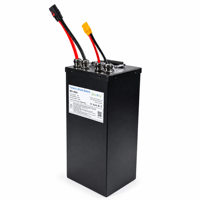 Batterie au lithium personnalisée 60V 40Ah 300A 16S10P avec boîtier métallique pour vélo électrique tout-terrain, aventures et loisirs en plein air