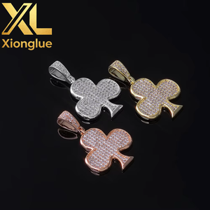 จี้รูปดอกพลัมประดับเพชรโมอิสซาไนต์ VVS แบบ Iced Out เงินแท้ S925 เครื่องประดับฮิปฮอป ชุบทองแท้ ดีไซน์ดอกไม้แบบ Pave Setting ประดับเพชรระยิบระยับ - Product Image 6