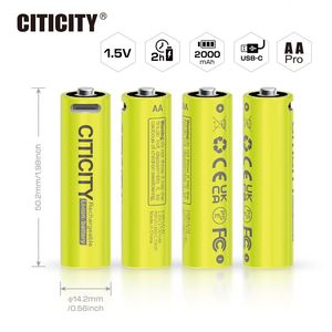 กล้องแอคชั่น CITICITY Sports Action Camera AA PRO 1.5V 2000mAh ลิเธียมไอออน แบตเตอรี่ความจุสูง ใช้งานได้ยาวนาน คายประจุเองได้น้อย - Product Image 3