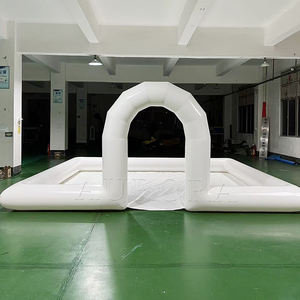 Coches inflables al aire libre, pista de carreras inflable, juego de área inflable, coche para niños - Product Image 3