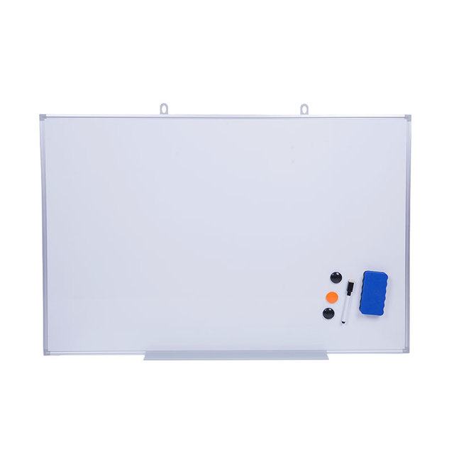 School Classroom Magnetic Dry Erase White Board Erasable Board One Sided for Office Home