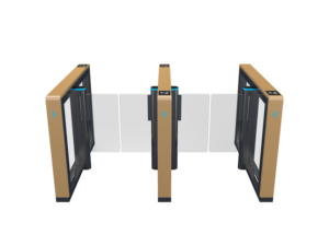 7-inch Mặt sinh trắc học kiểm soát truy cập hệ thống Swing rào cản cổng turnstiles thép không gỉ IP55 bảo vệ chống tailgating cửa - Product Image 5