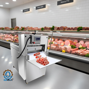 WD QDMECH 冷凍牛肉ラムロールスライサー 業務用自動ステンレス鋼ボディミートカッター 高出力 - Product Image 1