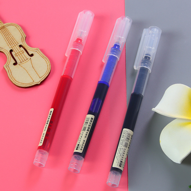 Wholesale Large Capacity Gel Pen Rolling Ball Pens Quick-Drying Ink 0.5 mm Extra Fine Point Liquid Ink Pen for Student Office
