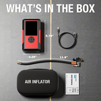 Portable électrique 150 PSI voiture pompe à air 6000 MAh gonfleur sans fil pour voitures vélo pneus balles-nouveau gonfleur de pneu de conception