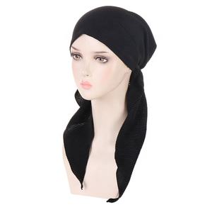 Pañuelo para la Cabeza para Mujer, Pre-atado, para Quimioterapia, Gorro de Cáncer, Turbante, para Pacientes con Cáncer - Product Image 1