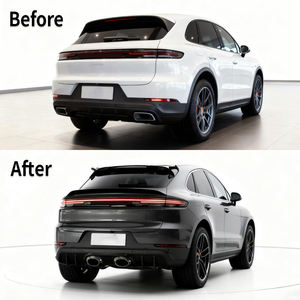 Tegarry Nouvelle Barre de Renfort de Pare-chocs de Haute Qualité avec Échappement et Clips pour <span class=keywords><strong>Cayenne</strong></span> 2011-2023 (Modèle 9Y0.2) Auto-adhésive - Product Image 3