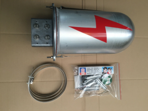 Caja de Empalme de Domo Montada en Poste OPGW ADSS, Caja de Conexión de Aluminio para Cable de Fibra Óptica Exterior, Uso en Distribución de Red - Product Image 3