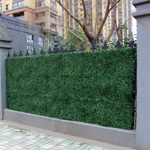 Campione gratuito recinzione decorazione della parete di erba artificiale <span class=keywords><strong>piante</strong></span> da <span class=keywords><strong>siepe</strong></span> di bosso per <span class=keywords><strong>balcone</strong></span> - Product Image 6