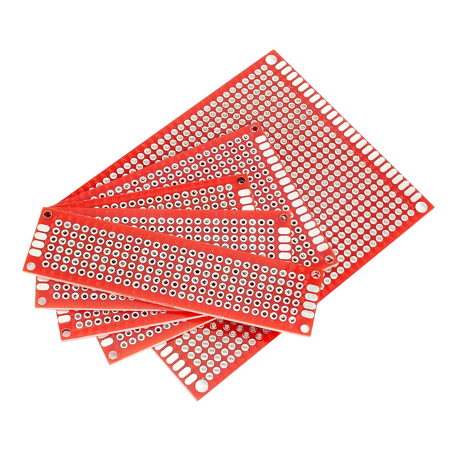 5PCS Double Side Prototype PCB DIY Electronics Prototype Board 2*8 3*7 4*6 5*7CM Universal Printed Circuit Board Copper Plate