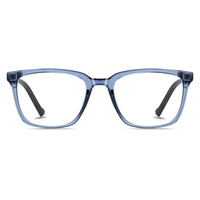 ÉCHANTILLON GRATUIT Lunettes carrées avec branches en chaîne, monture noire et détails argentés pour rehausser la mode au quotidien