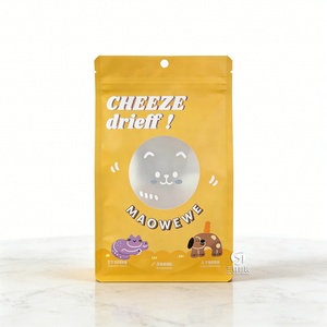 Custom Window Pet Food Bag Printed Aluminum Foil Flat Bottom Dog Food Stand up Pouch with Durable Zipper <b>Lock</b> - Product Image 5