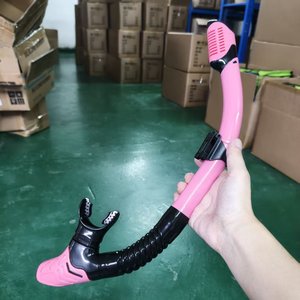 Équipement de plongée Central Snorkel Dry Top Waterproof Sea Spearfishing Underwater Exploration Snorkel Respirant Swimming Tube - Product Image 2