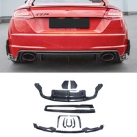 Kit de carrosserie en fibre de carbone séparateur avant diffuseur arrière côtés de capot jupe Spoiler pare-chocs Kit de carrosserie pour Audi TT/TTS/TTRS