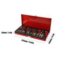 Kit de réparation de filetage métrique à prix avantageux, 131 pièces, M5 M6 M8 M10 M12
