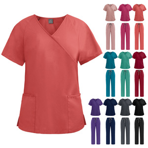 Fashionable Breathable Girls Spa <strong>Uniform</strong> Cat Cafe Pet Store Working Clothes Hospital Doctor Nursing Clothes <strong>Clinic</strong> Scrubs Sets - Product Image 1