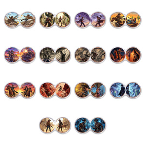 Estupendas 2 piezas de 1 onza de cobre .999, Moneda de Desafío con Relieve 3D, Arte Cósmico UV, con motivos de <span class=keywords><strong>Ballena</strong></span> Espacial, Comedora de Sol, Renacimiento de <span class=keywords><strong>la</strong></span> Tierra y Bebé, tipo Medalla - Product Image 2