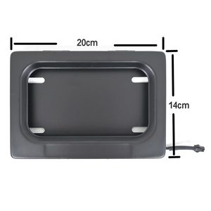 Cadre de plaque d'immatriculation de <span class=keywords><strong>moto</strong></span> de vente chaude cadre de plaque d'immatriculation personnalisé américain cadre de plaque d'immatriculation épaissi - Product Image 1