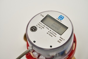 Thấp pice máy bay phản lực duy nhất thông minh đồng hồ nước với có dây mbus RS485 xung đầu ra thông tin liên lạc đo lưu lượng - Product Image 2