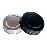 Couvercles en métal galvanisé de style vintage à ouverture standard pour bocaux et bouteilles Mason, usage chimique, durables et anti-déversement