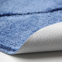 Moderner, vollständig anpassbarer Teppich mit TPR-Rücken, Mikrofaser, geometrischem Muster, mittelhohem Flor, dickem, schützendem, dekorativem, waschbarem Teppich für das Schlafzimmer