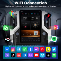 Autoradio Android CarPlay en gros 12,95 pouces pour GMC Sierra Chevrolet Silverado 2019-2021 Livraison gratuite Tesla 4+64G Sans fil D