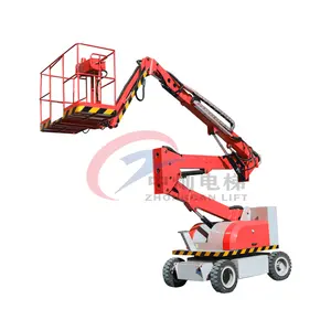 Electric Self Propelled Articulated Boom Lift 10m-22m Battery or Diesel Engine Power Spider Man lift Aerial Work