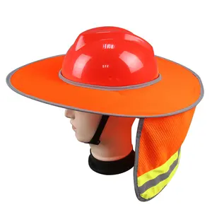 ANT5ppe透气安全帽颈盾高可见度安全帽遮阳帽