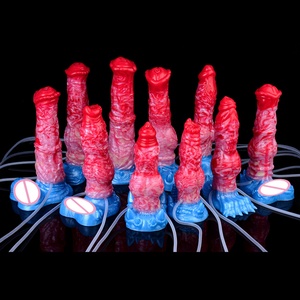 Dildo Inflable Artificial que Imita la Eyaculación, Pene para Mujeres, Masturbadores, Juguete Sexual de Fantasía Animal - Product Image 3