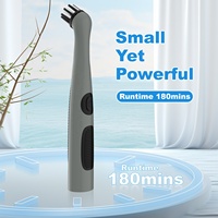 Mini brosse de nettoyage d'épurateur électrique puissante de charge d'USB portative rechargeable imperméable sans code avec la poignée antidérapante