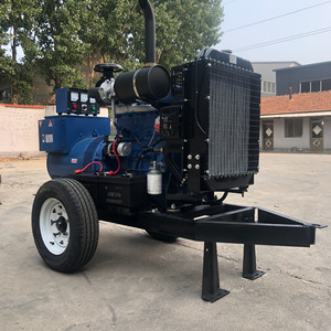 Weifang 50Kw <b>Mobile</b> Diesel <b>Generator</b> 400V 50Hz Trailer Mounted For Emergency Use - Product Image 3