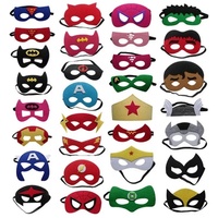 Masque pour les yeux en feutre personnalisé pour Noël Pâques Halloween Personnage de dessin animé Animaux Masques de fête pour enfants Masque facial en feutre