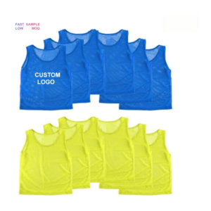 All'ingrosso numerato 100% maglia di poliestere maglia calcio allenamento sportivo bavaglini Pinnies per adulti e bambini - Product Image 1