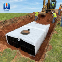 Module géocellulaire en PP recyclé écologique à haute résistance pour le drainage souterrain des autoroutes et des places