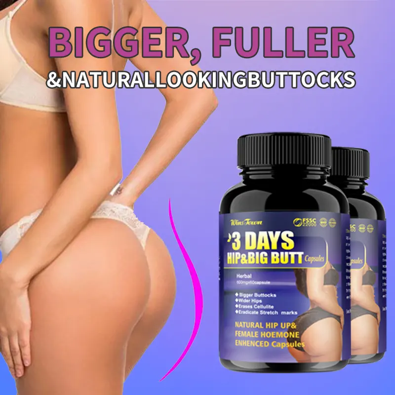 Premium Butt Enhancement Capsules 3 Days Hip Big Butt Lift Pills for Glute Growth Lifting and Firming Supplement