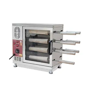 Machine automatique de gâteau de cheminée de fabrication de rouleau de pain sucré