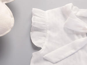 Fabricante Chino de Ropa para Niños Cotto Baba, Conjuntos de Camisas para Bebés, Trajes de Pantalones Cortos de Mezclilla para Niñas con Tops - Product Image 3