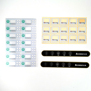Étiquette en polycarbonate mat sur mesure, résistante à l'huile, avec adhésif, pour machines électroniques, pour appareil photo, impression sérigraphique - Product Image 3