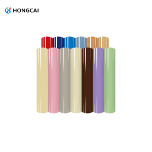 Hongcai bảy tấm dày nhiều màu tóc bong bóng phồng chữ dễ dàng cắt phim truyền nhiệt ba chiều 3D - Product Image 5