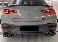 Pour Mercedes-Benz GLE350 450 63 W167 Coupé AMG Édition Améliorée Kit Carrosserie Diffuseur Arrière Style B en Fibre de Carbone Véritable